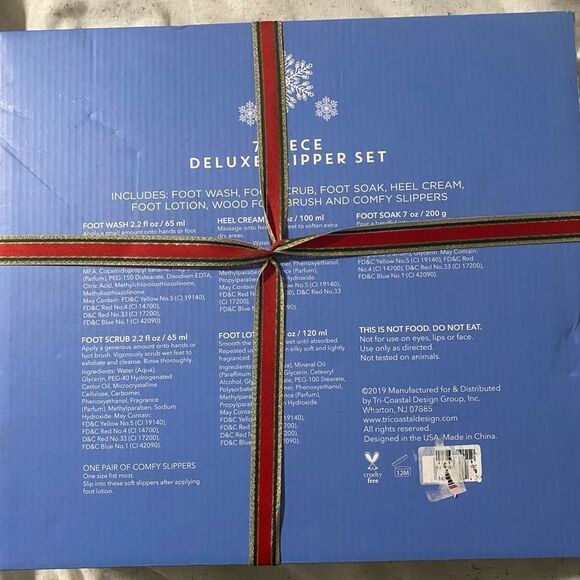 Simple Pleasures 7pc deluxe slipper set - Picture 5 of 8